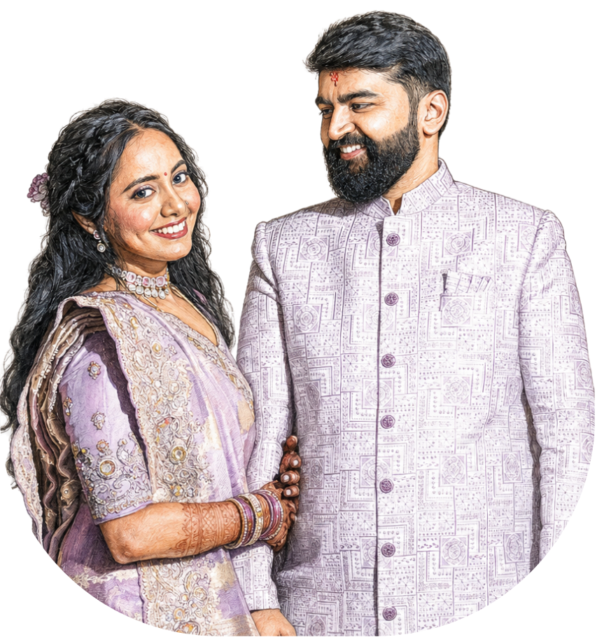 Dhwani and Yagnesh